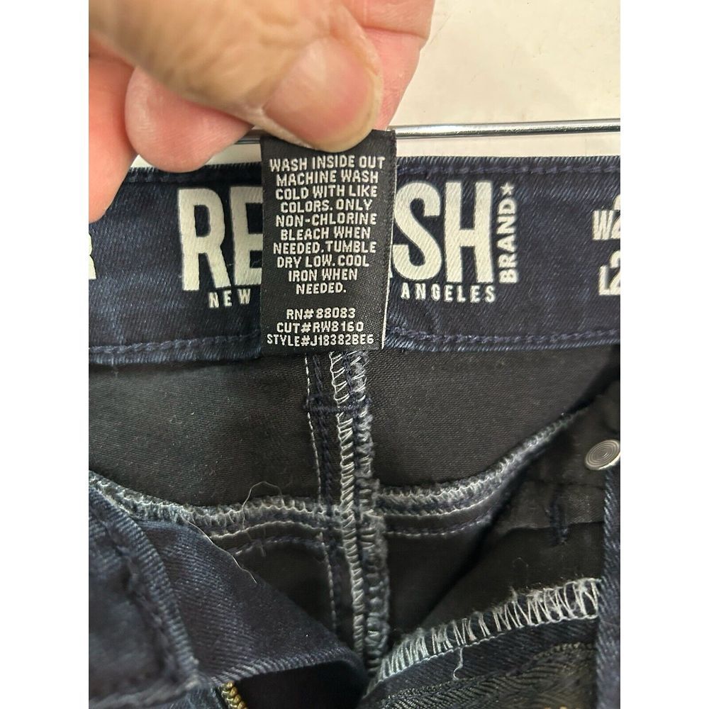 Rewash Brand Womens Size 5R Blue Denim Jeans Dark Was 27X27 Mid Rise - Picture 8 of 11